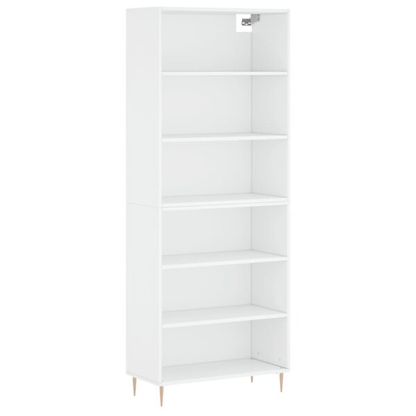 vidaXL Buffet blanc 69 5x32 5x180 cm bois d'ingénierie