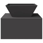 vidaXL Braise Noir 50 x 50 x 40 cm Acier