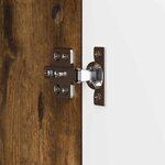 vidaXL Meuble TV Chêne Fumé 150 x 31 x 50 cm Bois d’ingénierie