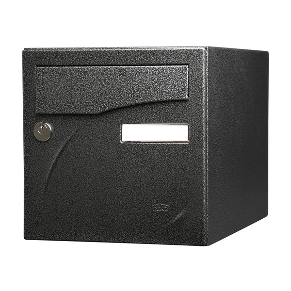 Boîte aux lettres Préface 1 porte Noir décor RAL 9005D