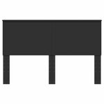 vidaXL Tête de lit Chêne noir 150 cm Bois d'ingénierie