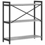 vidaXL Bibliothèque Sonoma gris 80 x 30 x 83 cm Bois d'ingénierie