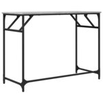 vidaXL Bureau sonoma gris bois d'ingénierie et acier enduit de poudre