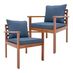 Salon de jardin 4 pièces bois d'acacia naturel gris 03_0010527