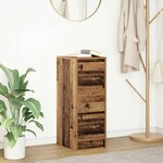 vidaXL Buffet vieux bois 29 5x34x76 cm bois d'ingénierie
