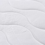 vidaXL Matelas à ressorts bonnell moyen 200x200 cm