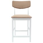 vidaXL Chaises de salle à manger 2 Pièces Blanc 48 x 49 x 95 cm
