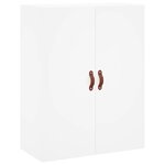 vidaXL Armoires murales 2 Pièces blanc 69 5x34x90 cm