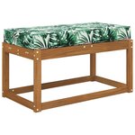 vidaXL Coussin de Siège d'Extérieur Feuilles Tropicales 80 x 40 x 8 cm