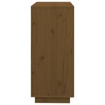 vidaXL Buffet marron miel 74x35x80 cm bois massif de pin