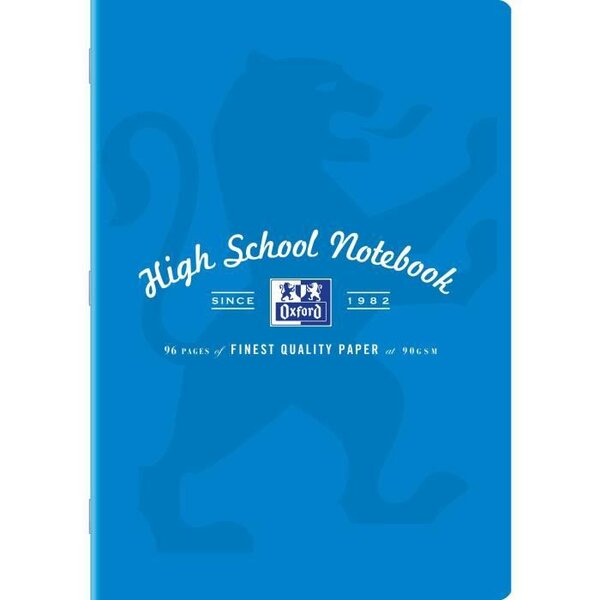 CAHIER OXFORD HIGH SCHOOL AGRAFE A4 96P 90G SEYES