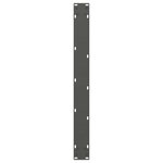 vidaXL Table à manger marron clair 320x80x74 cm rectangulaire