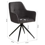 Table repas blanc lavé 160x90 4 chaises gris