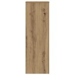 vidaXL Support pour plantes 33x33x100 cm bois d'ingénierie