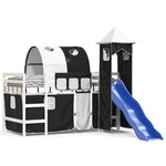 vidaXL Lit mezzanine enfants avec tour sans matelas 90x200 cm