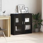 vidaXL Bibliothèque Chêne noir 82.5 x 30.5 x 80 cm Bois d'ingénierie