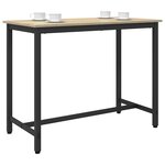 vidaXL table Chêne Sonoma 100 x 50 x 76 5 cm