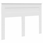 vidaXL Lit de Rangement Blanc 140 x 190 cm Bois d'ingénierie