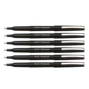 Feutre extra fin Fineliner extra fin 0 4 mm noir x 6 PILOT