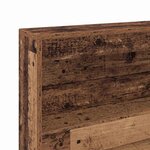 vidaXL Tête de lit de rangement Bois Ancien 140 cm Bois d'ingénierie