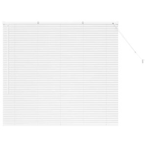 vidaXL Stores vénitiens Blanc 130 x 145 cm Aluminium