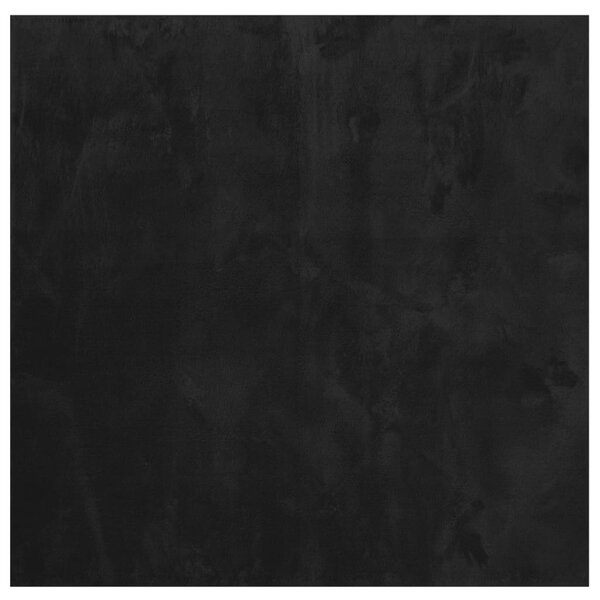 vidaXL Tapis HUARTE à poils courts doux et lavable noir 120x120 cm