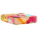 vidaXL Pouf modulaire Patchwork Tissu