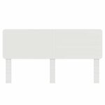 vidaXL Tête de lit Blanc Brillant 200 cm Bois d'ingénierie