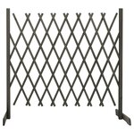 vidaXL Clôture en treillis de jardin Gris 180x100 cm Bois de sapin