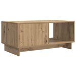 vidaXL Table basse Chêne artisanal 90 x 50 x 40 cm Bois d'ingénierie