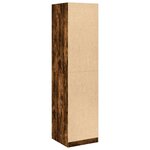 vidaXL Garde-robe chêne fumé 50x50x200 cm bois d'ingénierie