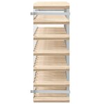 vidaXL Casier à bouteilles 42 bouteilles Pinède solide