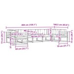 vidaXL Ensemble de canapés d'extérieur 7 pc Blanc et Beige