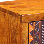 vidaXL Cabinet de chevet avec tiroir 2 Pièces Marron 35 x 30 x 22 cm