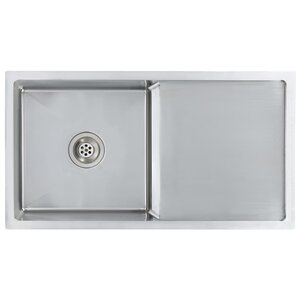 vidaXL Évier de cuisine fait à la main Acier inoxydable