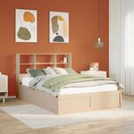 vidaXL Cadre de lit sans matelas 140x200 cm bois massif de pin