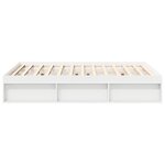 vidaXL Cadre de lit sans matelas blanc 120x200 cm