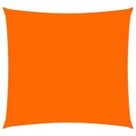 vidaXL Voile de parasol tissu oxford carré 3x3 m orange