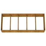 vidaXL Lit surélevé de jardin 200x80x40 cm acier corten