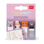 Legami SKN0002 - Marque-pages adhésifs Kitty - Keep in Mind