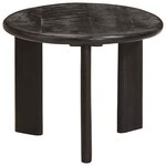 vidaXL Tables basses gigognes 2 Pièces Blanc Bois de mangue massif