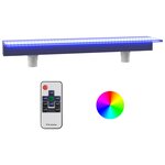vidaXL Déversoir pour cascade avec LED RVB Acrylique 108 cm