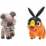 Jazwares PKW3001 - Pokémon Figurine de Combat – Tepic & Rockruff