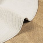 vidaXL Tapis IZA poils courts style scandinave crème Ø 100 cm