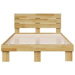 vidaXL Cadre de lit avec tête de lit sans matelas 120x200 cm