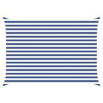 vidaXL Voile d'ombre Bleu et Blanc 2 5 x 3 5 m 100   polyester Oxford