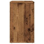 vidaXL Table d'appoint vieux bois 50x30x50 cm bois d'ingénierie