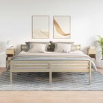 vidaXL Tables de chevet 2 Pièces avec tiroir chêne sonoma 25x31x66 cm