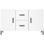 vidaXL Buffet blanc 100x36x60 cm bois d'ingénierie