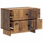 vidaXL Cabinet de chevet Bois ancien 62 x 34 5 x 47 5 cm